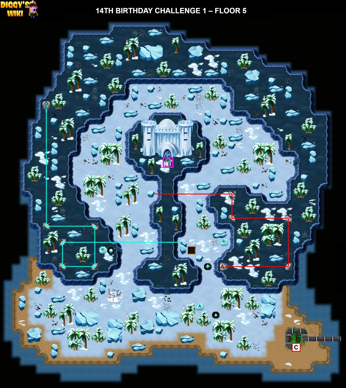 14th Birthday Challenge 1 Map 4