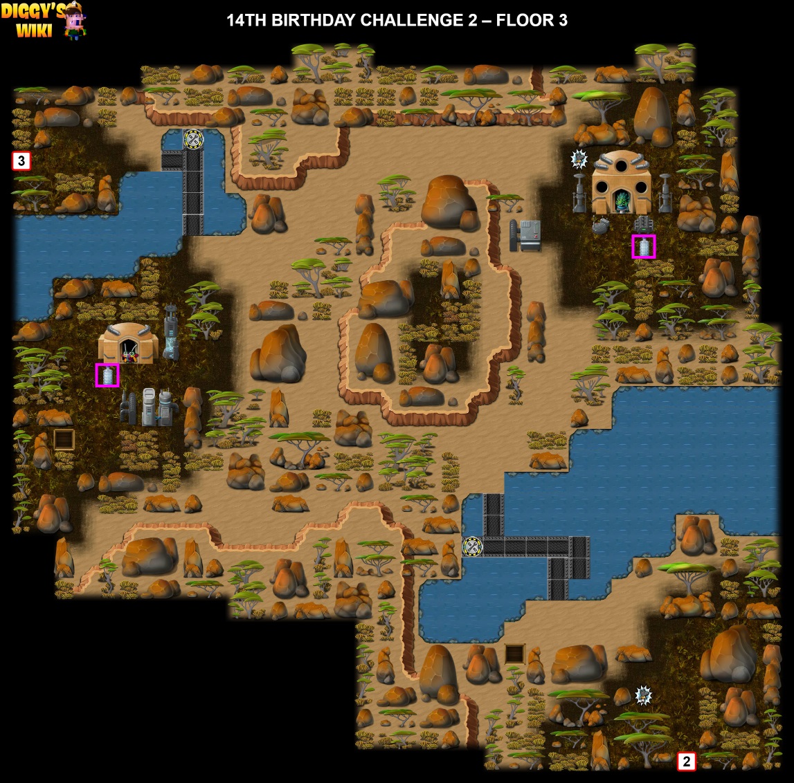 14th Birthday Challenge 2 Map 1