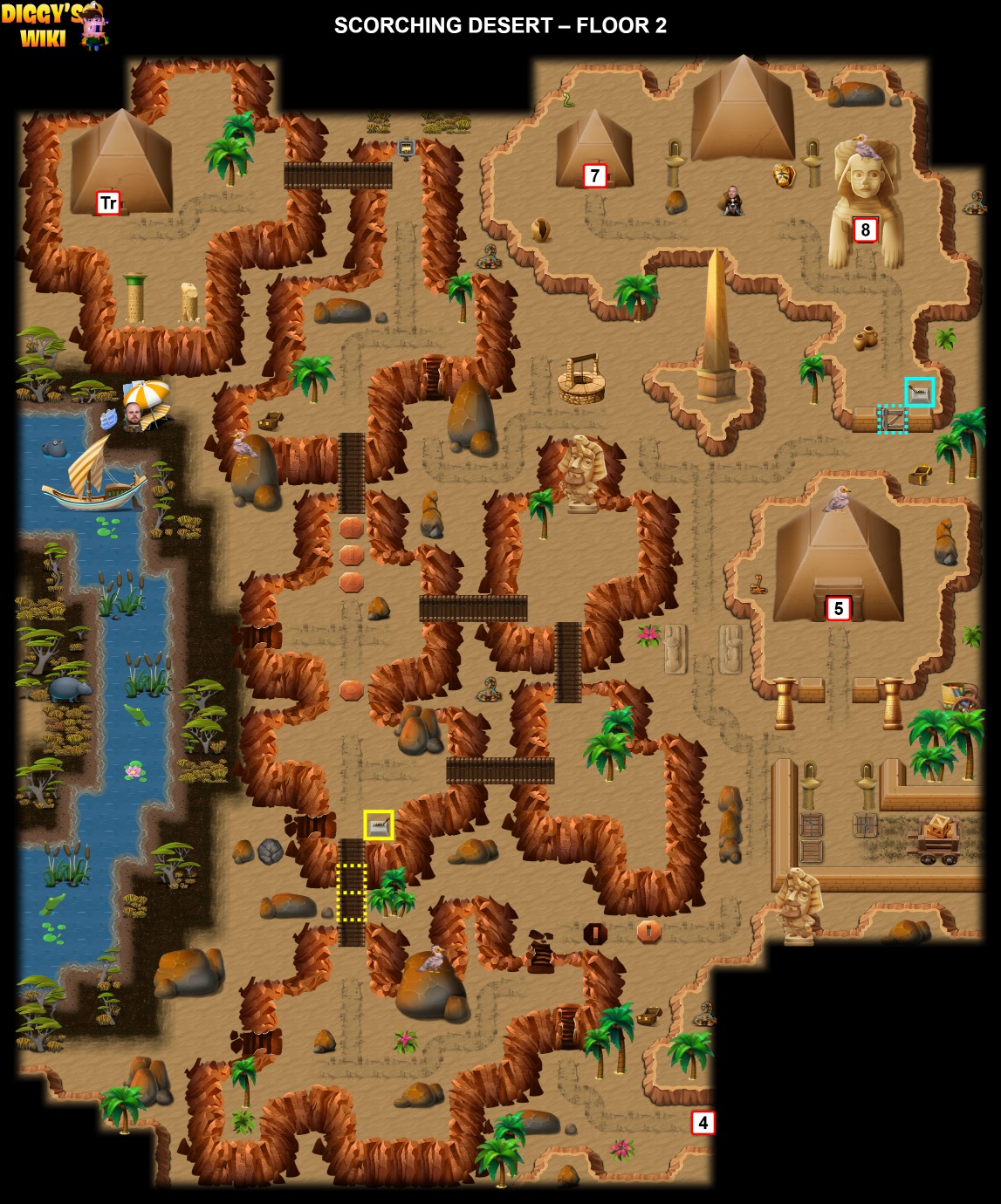 Scorching Desert Map 1