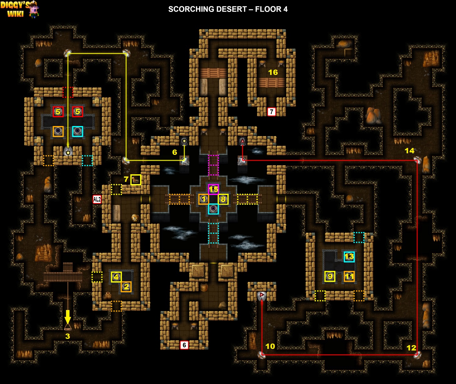 Scorching Desert Map 3