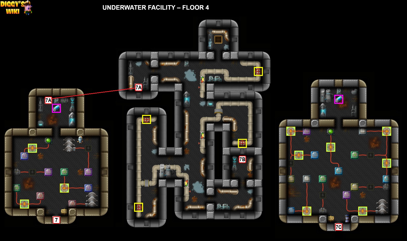 Underwater Facility Map 3