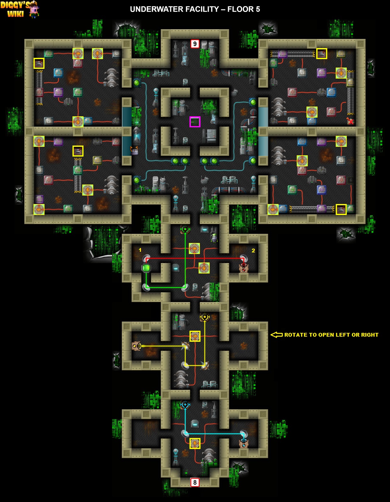 Underwater Facility Map 5