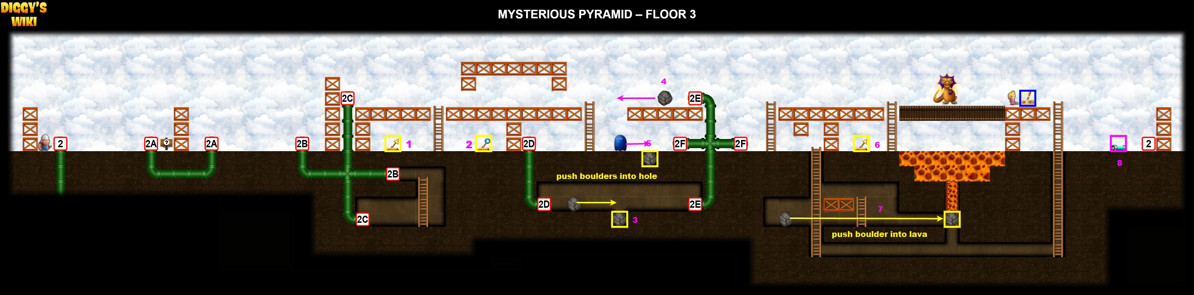 Mysterious Pyramid Map 3