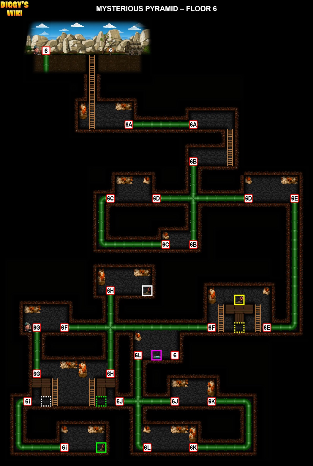 Mysterious Pyramid Map 7