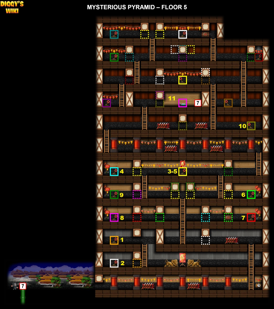 Mysterious Pyramid Map 8