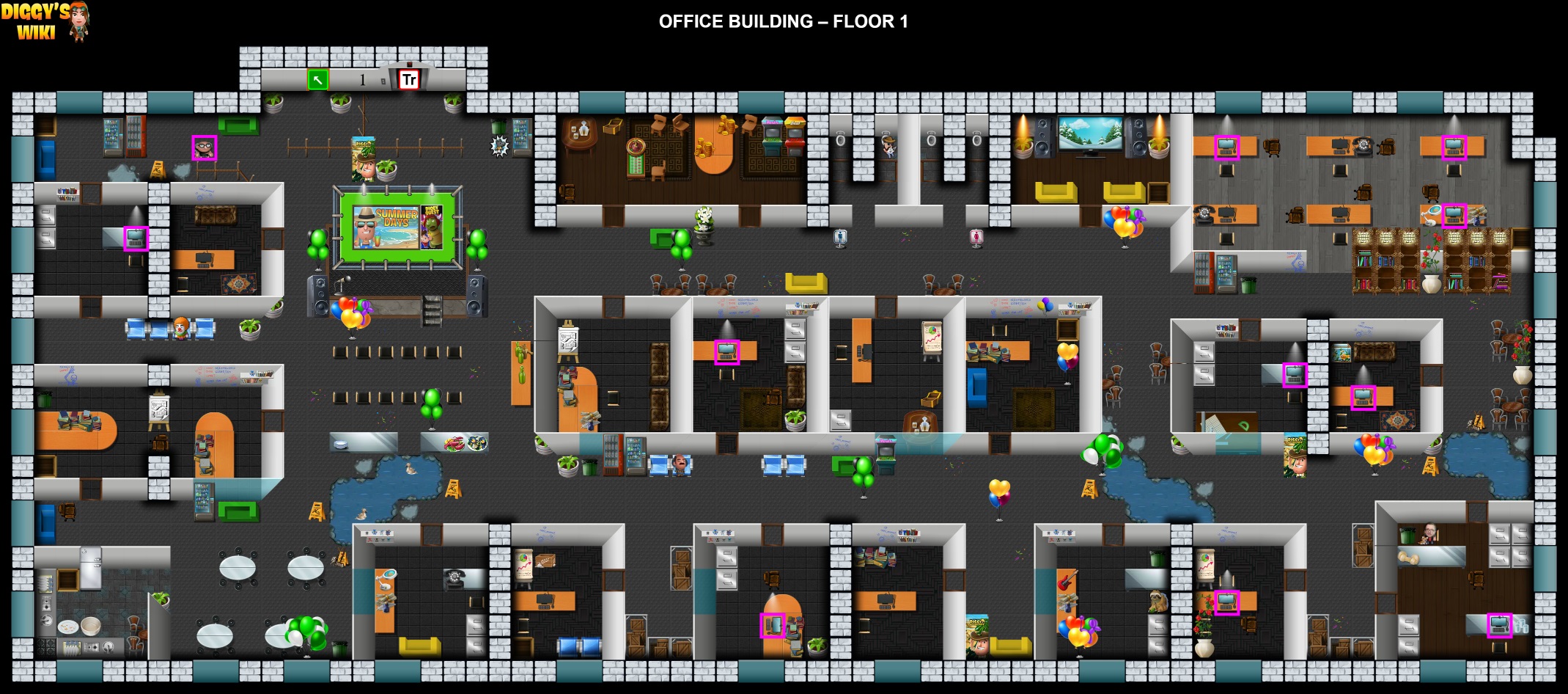 Office Building Map 0