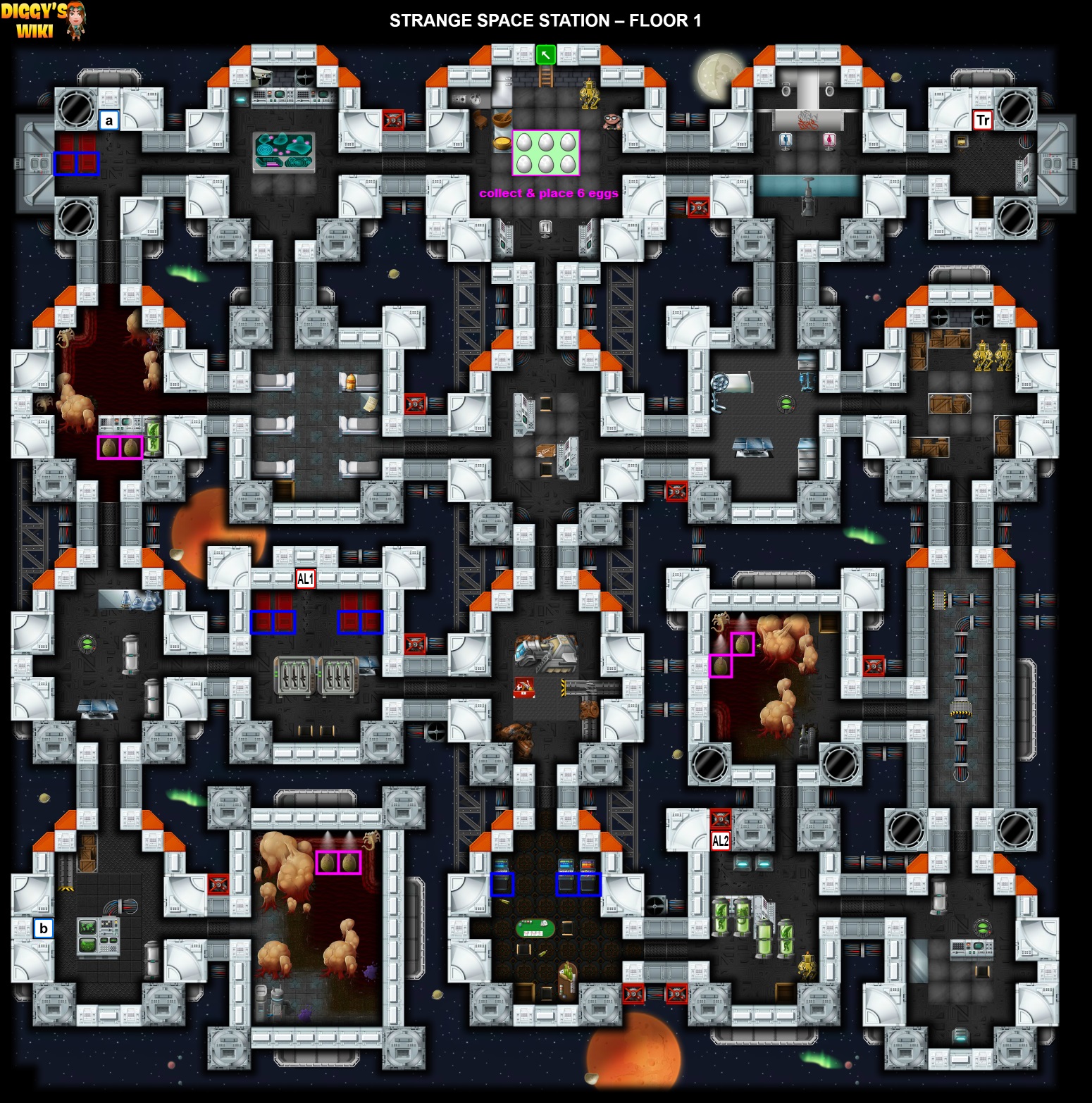 Strange Space Station Map 0