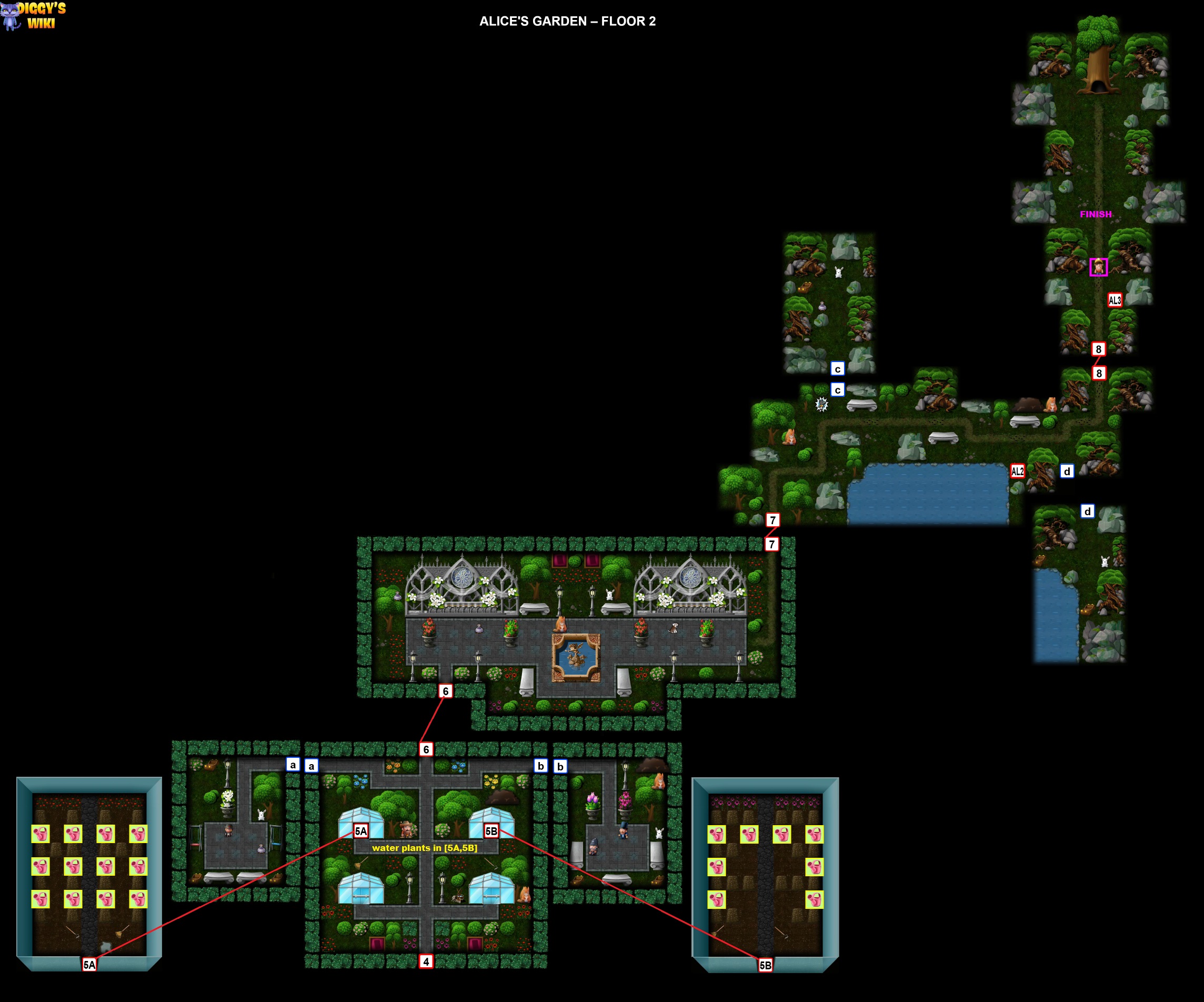 Alice's Garden Map 1