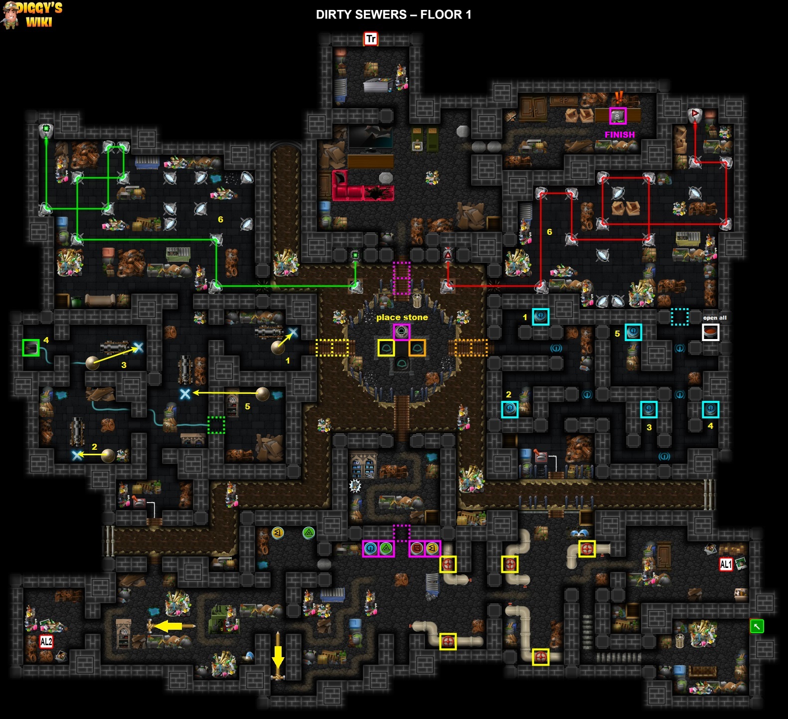 Dirty Sewers Map 0