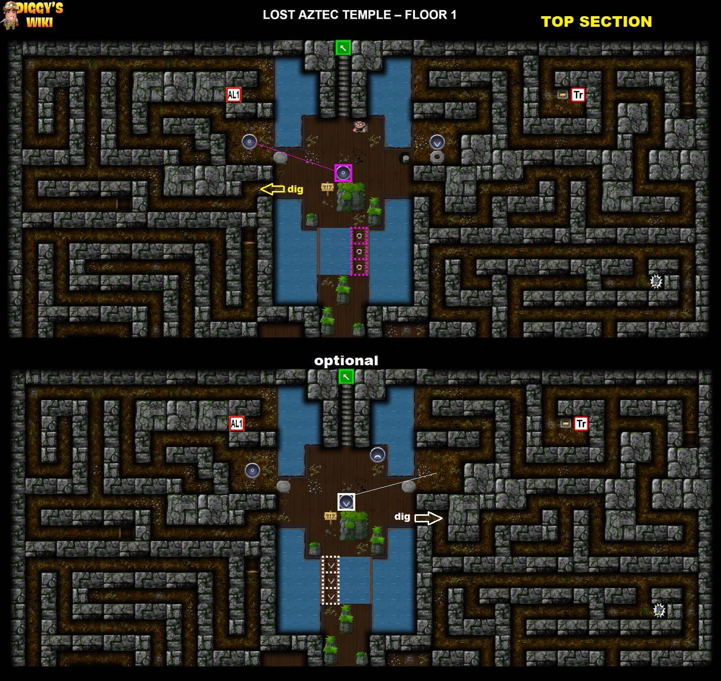 Lost Aztec Temple Map 1