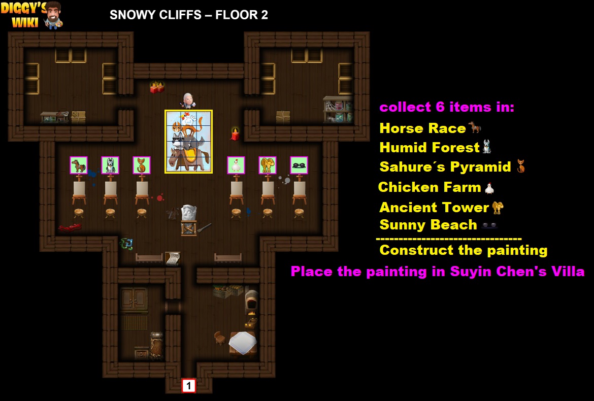Snowy Cliffs Map 1