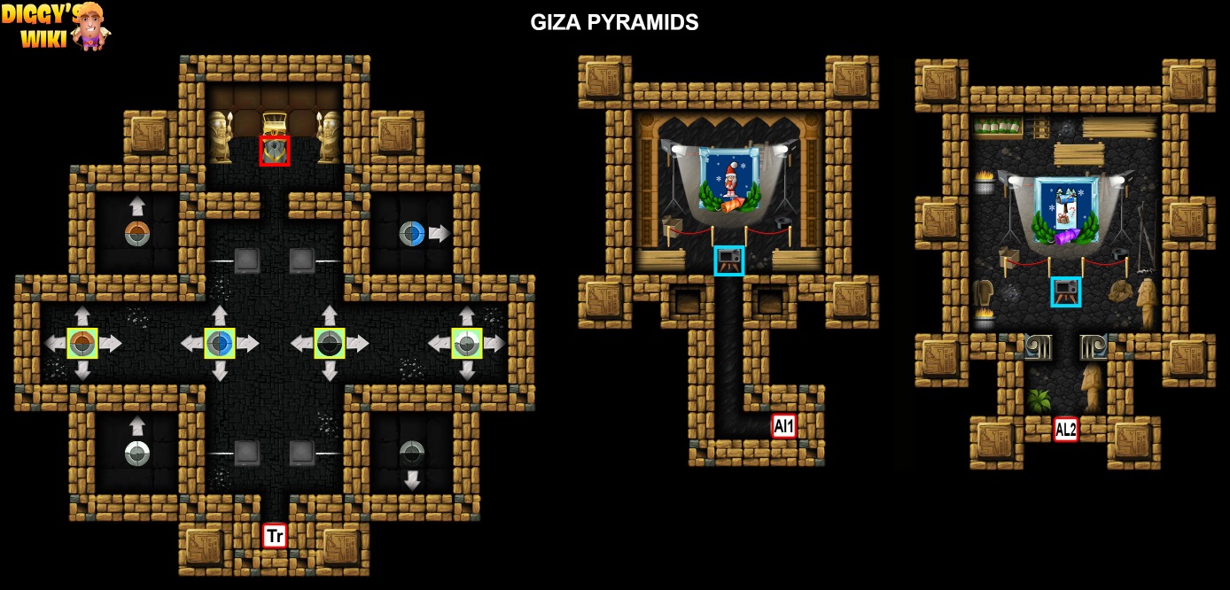Giza Pyramids Map 4