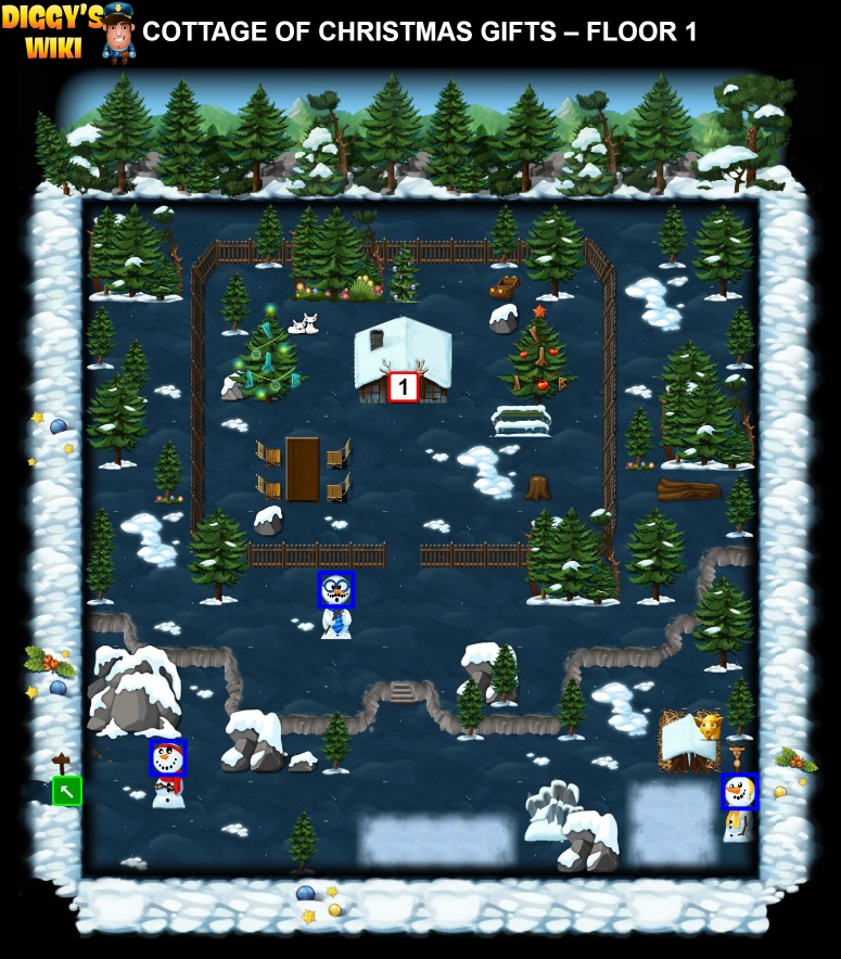 Cottage Of Christmas Gifts Map 0