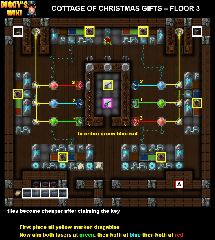 Cottage Of Christmas Gifts Map 2