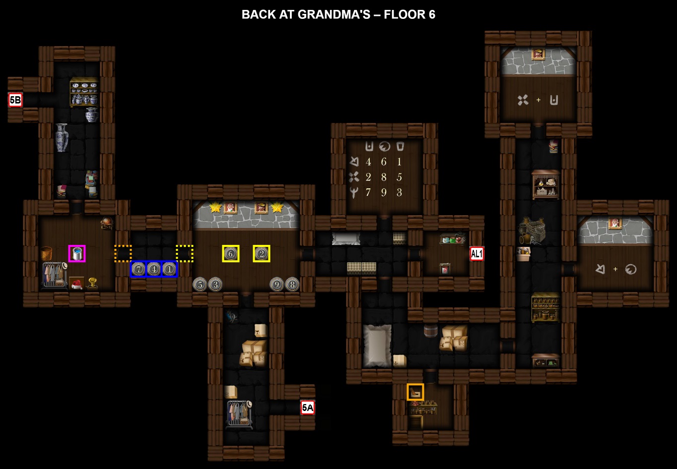 Back At Grandma's Map 4