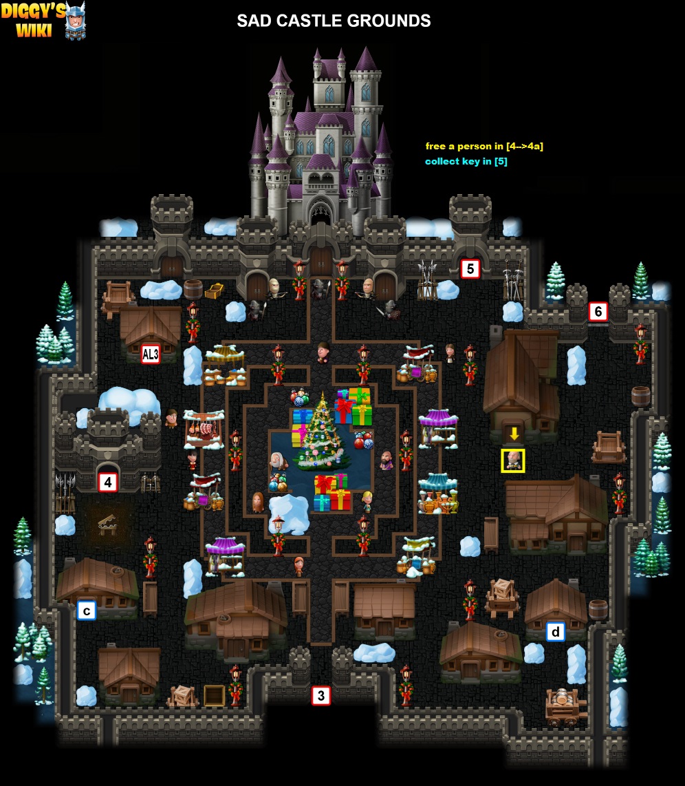 Sad Castle Grounds Map 2