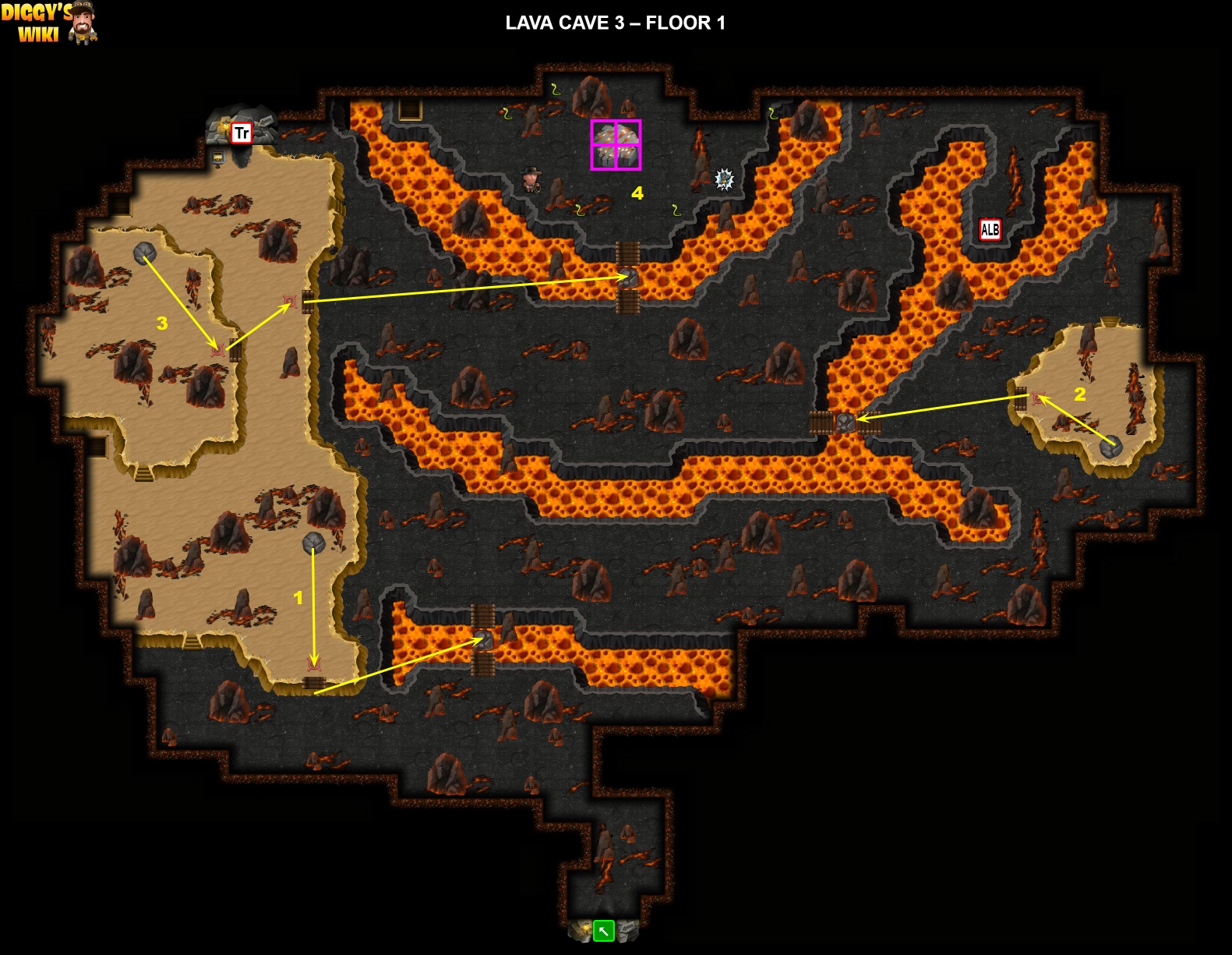 Lava Cave 3 Map 0