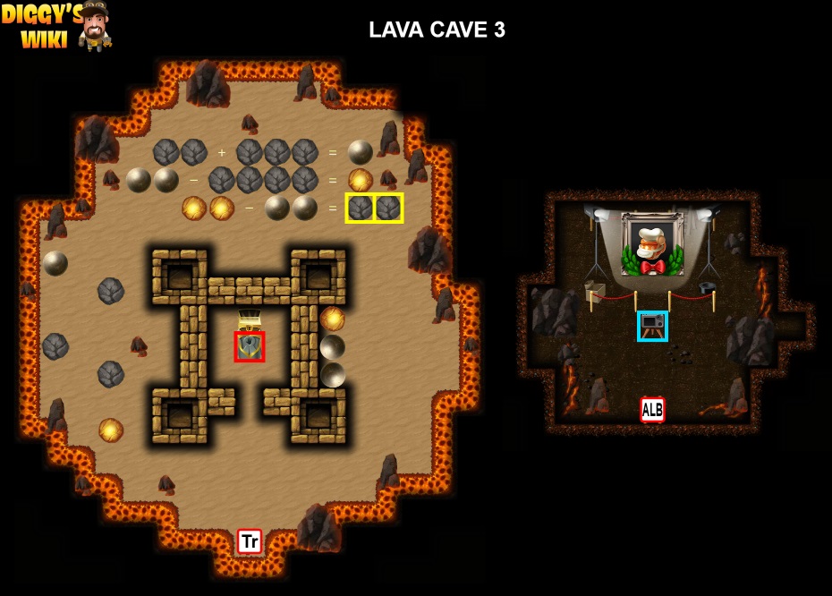 Lava Cave 3 Map 1