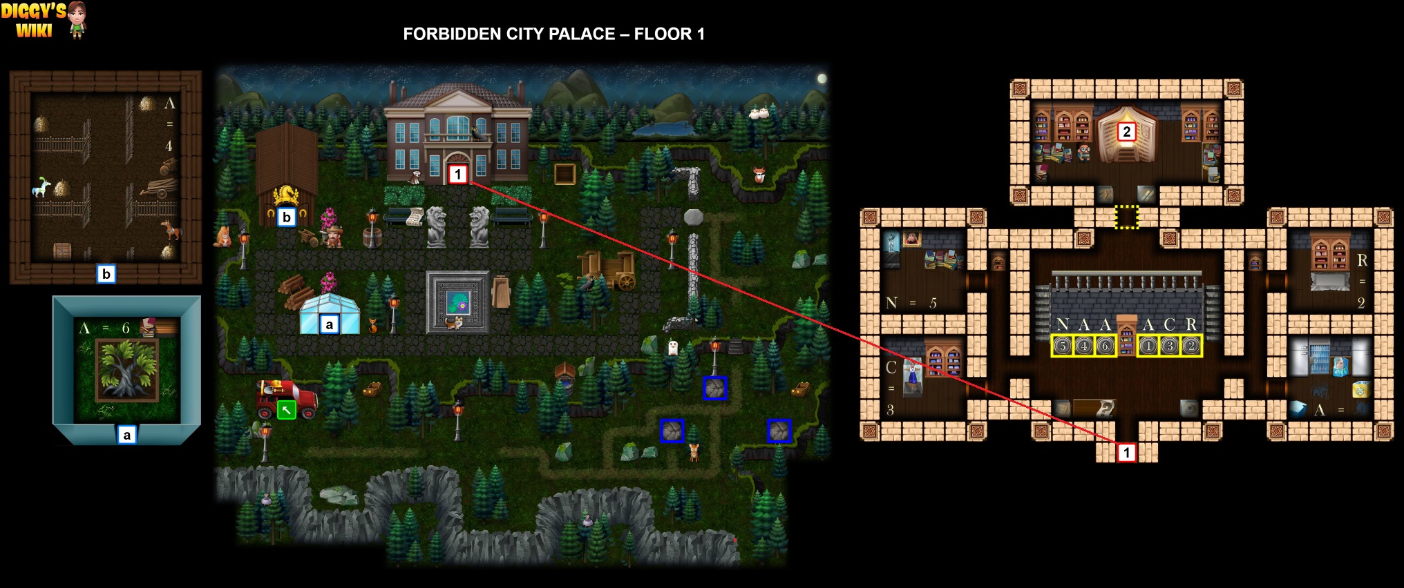 Forbidden City Palace Map 0