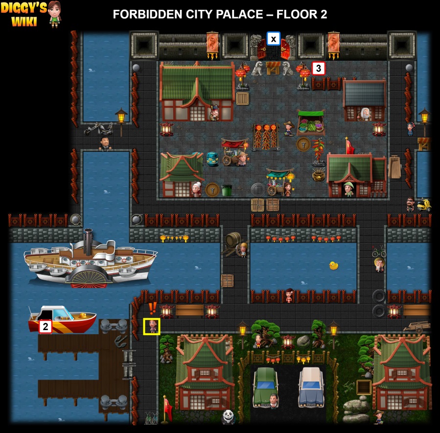 Forbidden City Palace Map 1