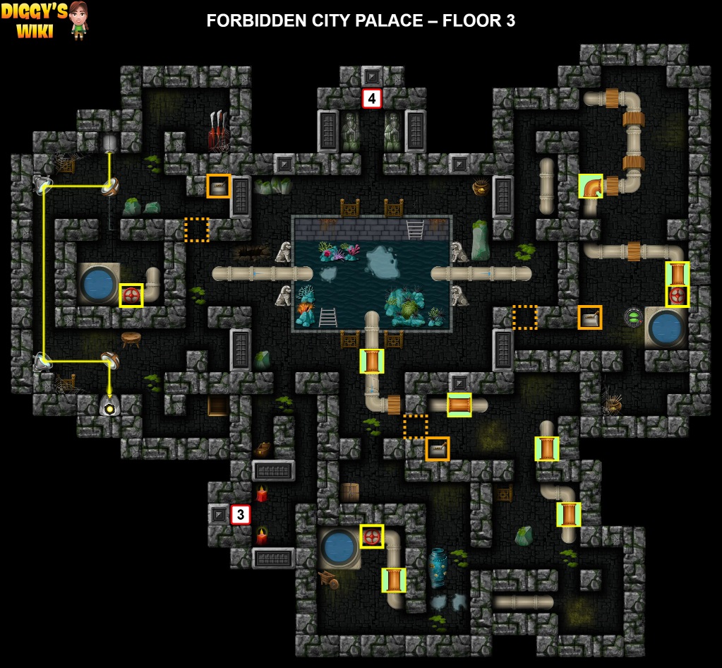Forbidden City Palace Map 2
