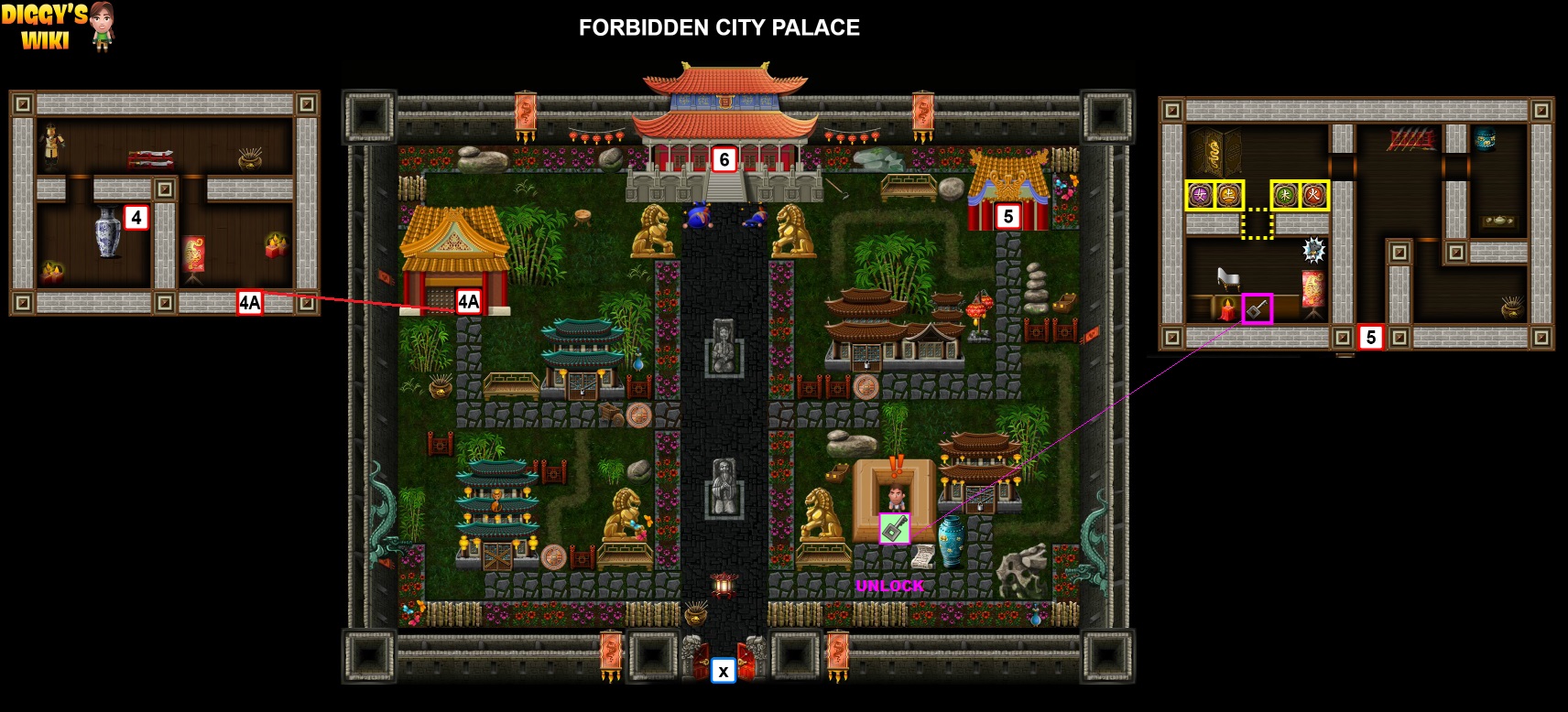 Forbidden City Palace Map 3