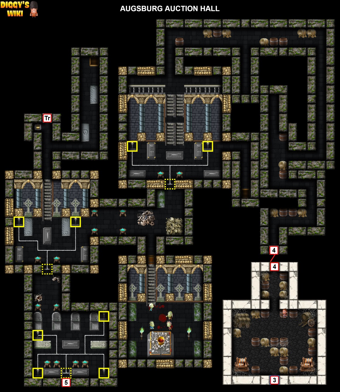 Augsburg Auction Hall Map 2