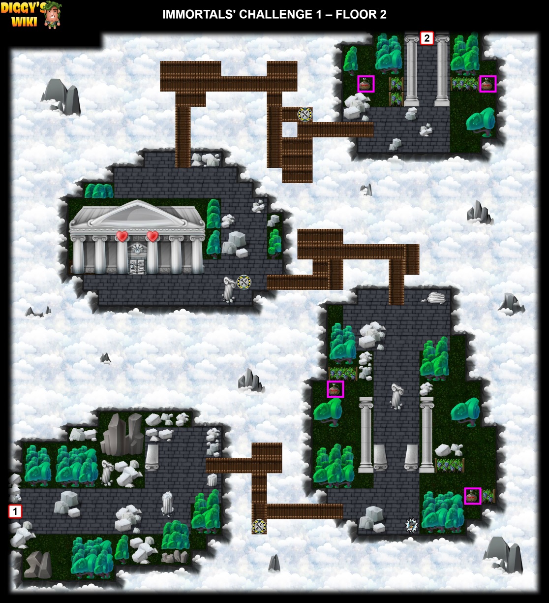 Immortals' Challenge 1 Map 1