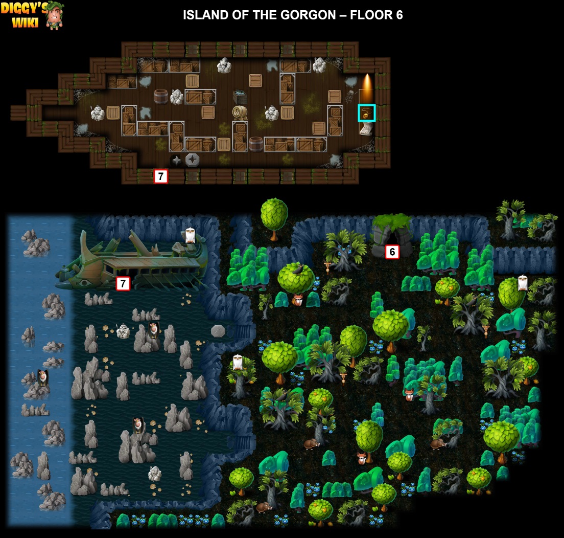 Island Of The Gorgon Map 5