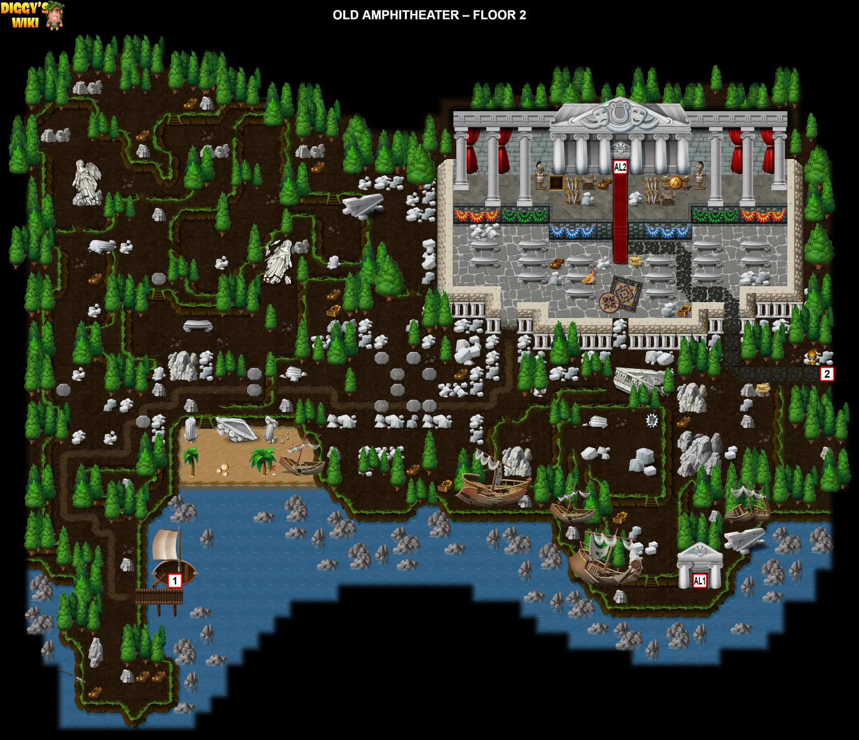 Old Amphitheater Map 1