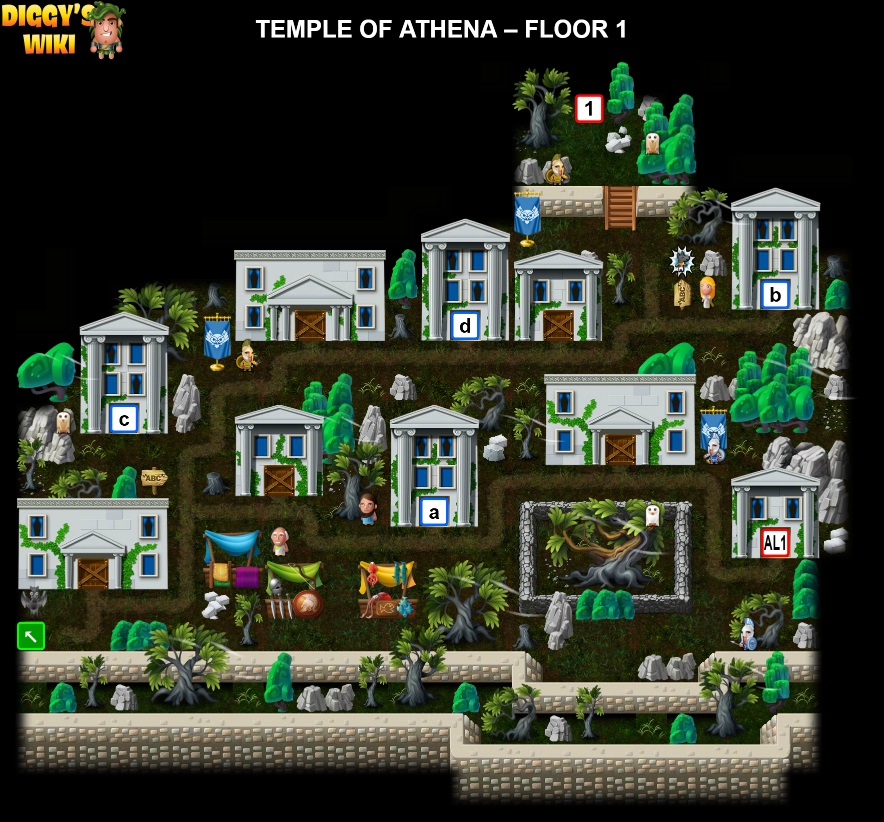 Temple Of Athena Map 0