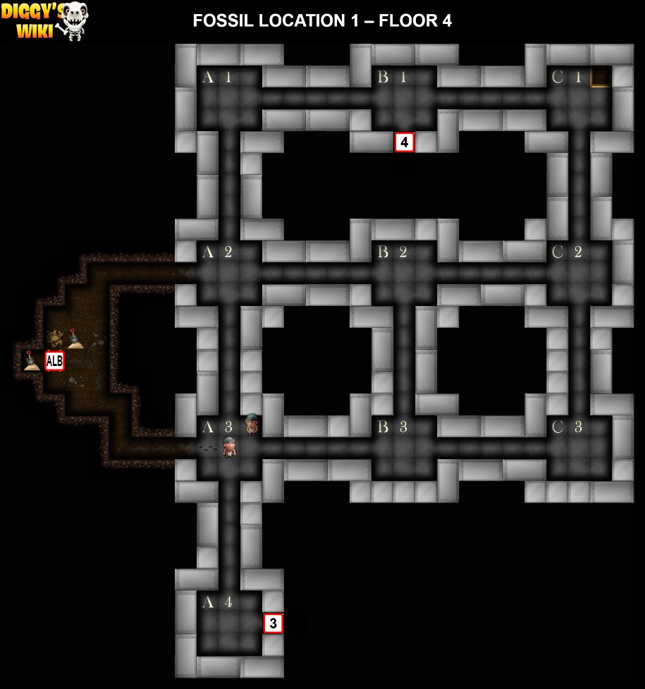 Fossil Location 1 Map 3