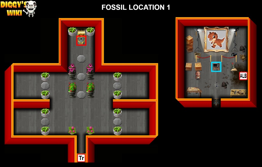 Fossil Location 1 Map 4