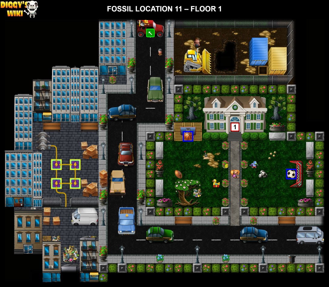 Fossil Location 11 Map 0