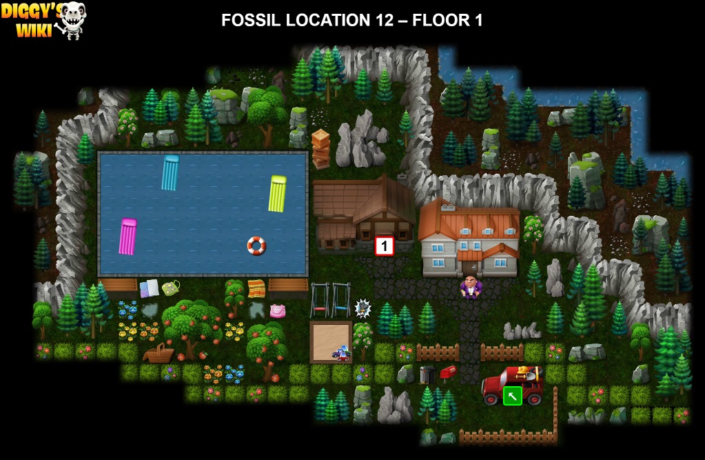 Fossil Location 12 Map 0