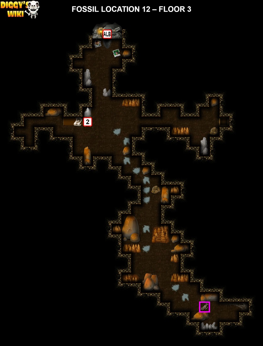 Fossil Location 12 Map 2