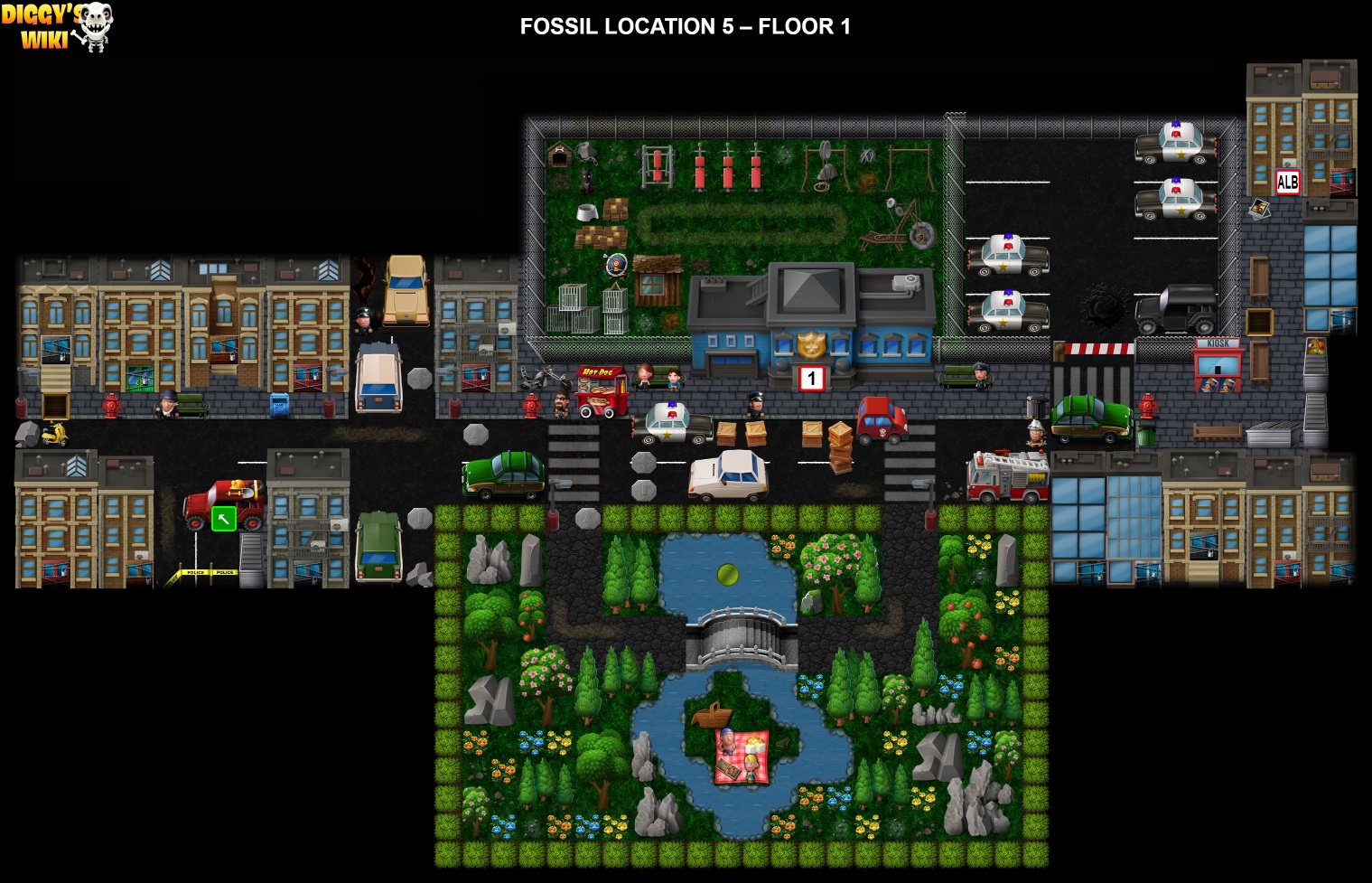 Fossil Location 5 Map 0
