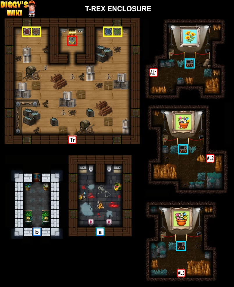 T-Rex Enclosure Map 2