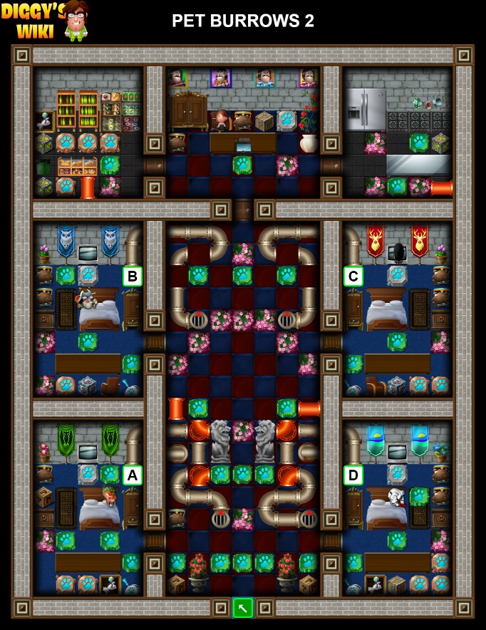 Pet Burrows 2 Map 1