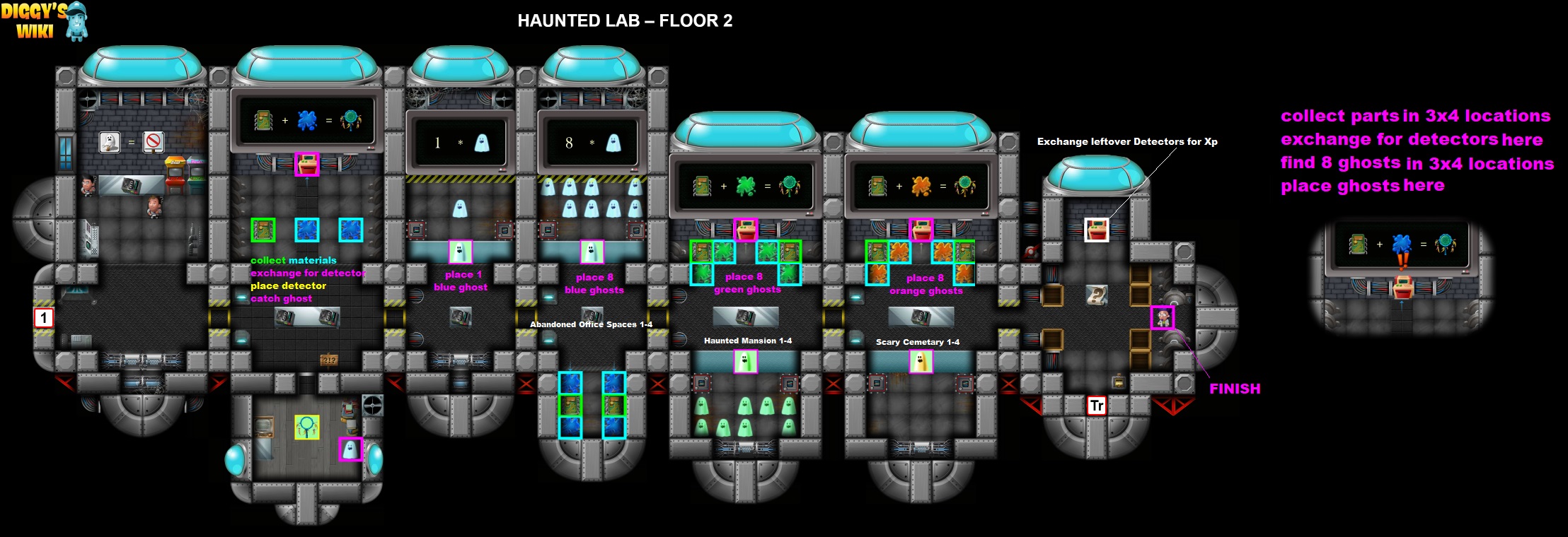 Haunted Lab Map 1