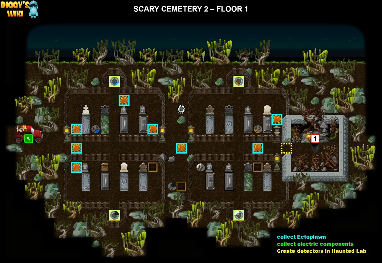 Scary Cemetery 2 Map 0