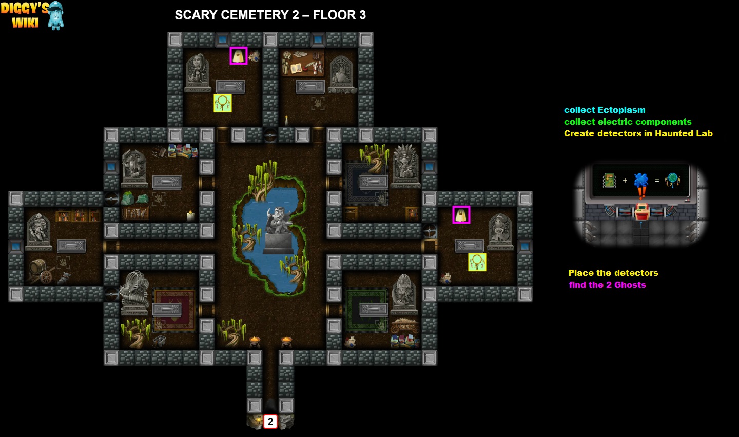 Scary Cemetery 2 Map 2