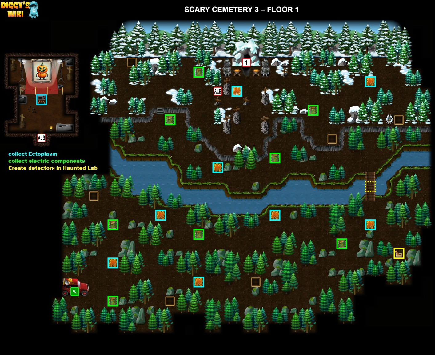 Scary Cemetery 3 Map 0