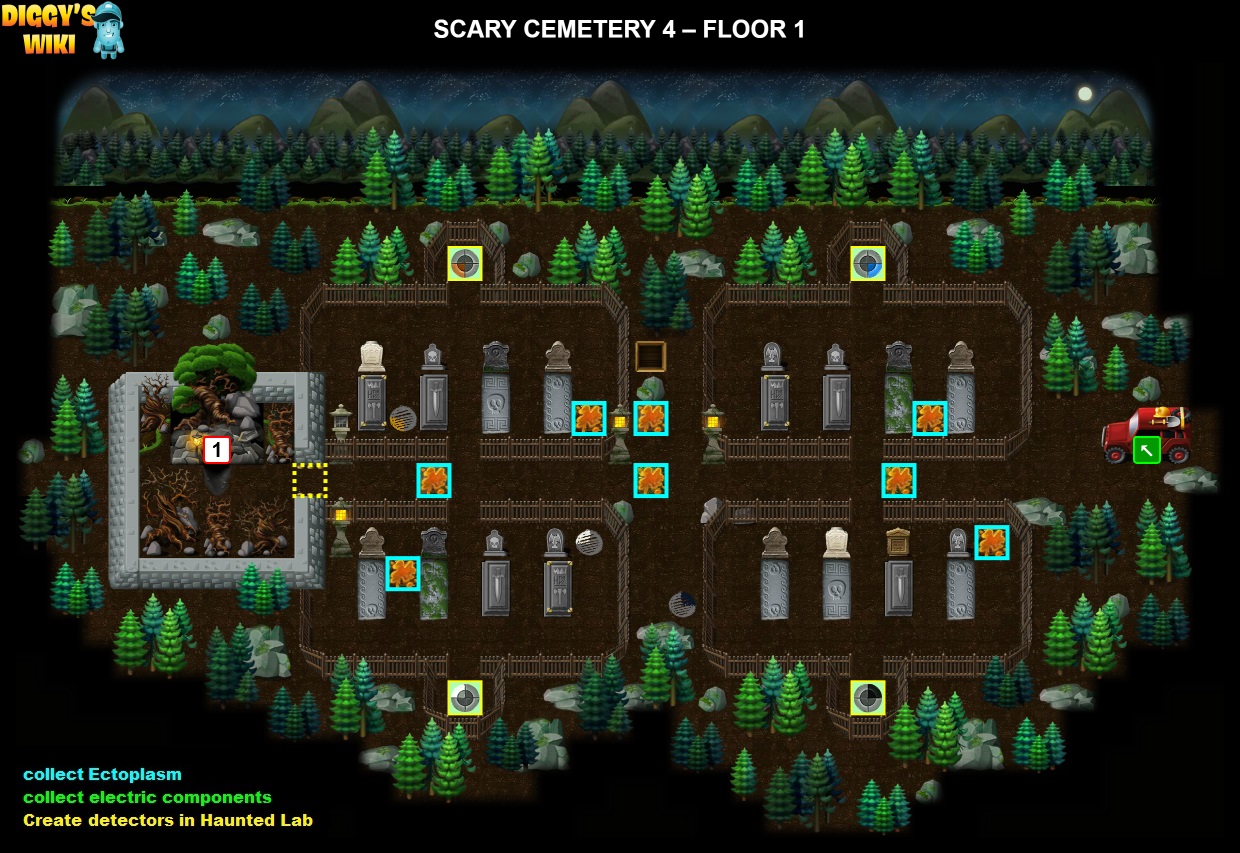 Scary Cemetery 4 Map 0