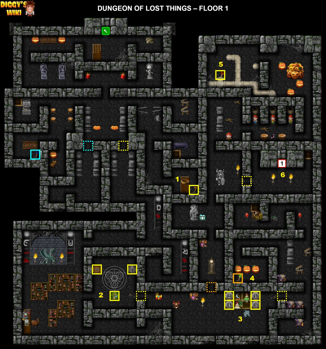 Dungeon Of Lost Things Map 0