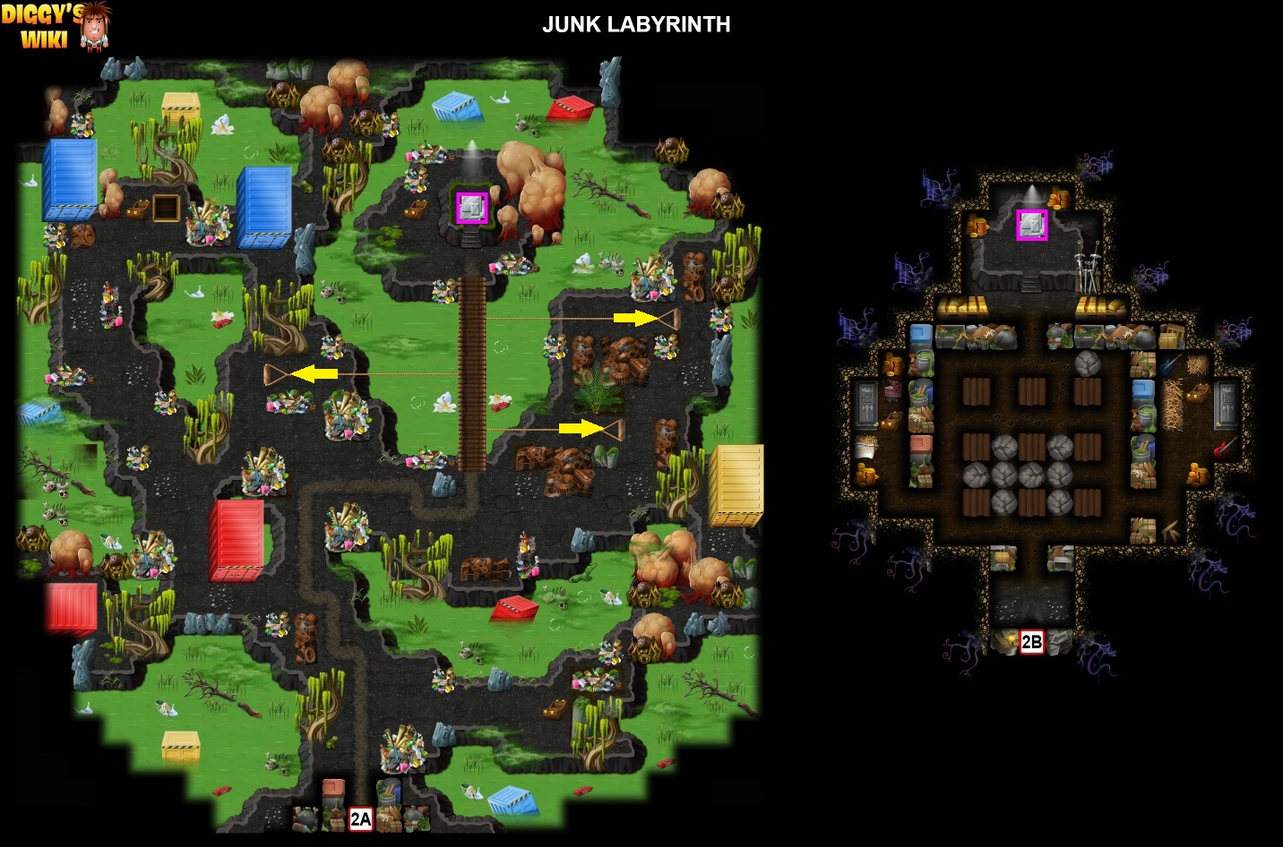 Junk Labyrinth Map 2