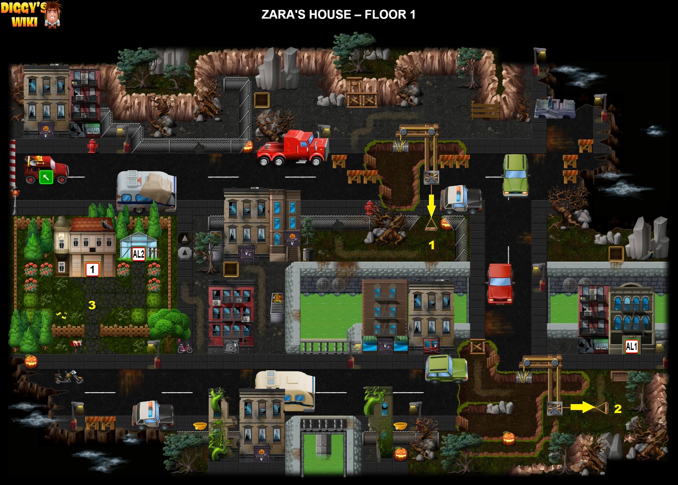 Zara's House Map 0