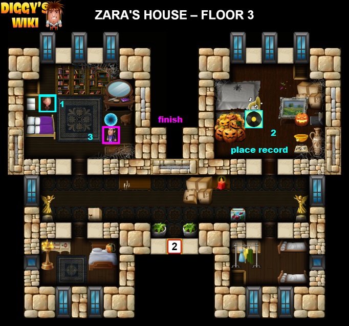 Zara's House Map 2