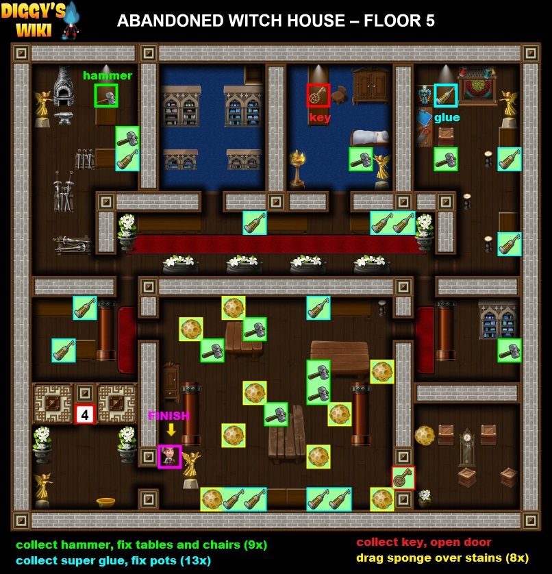 Abandoned Witch House Map 4