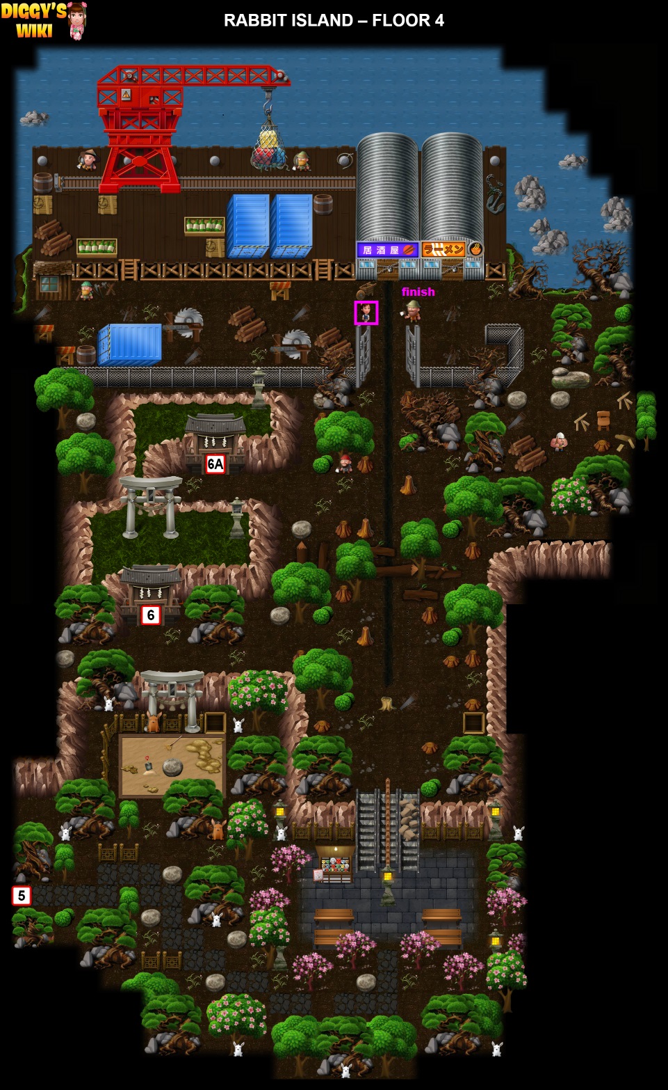 Rabbit Island Map 5
